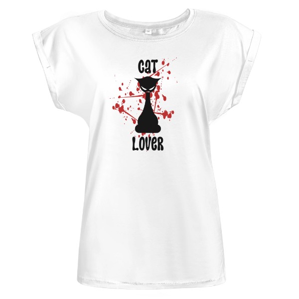 Tričko s potiskem Cat Lover