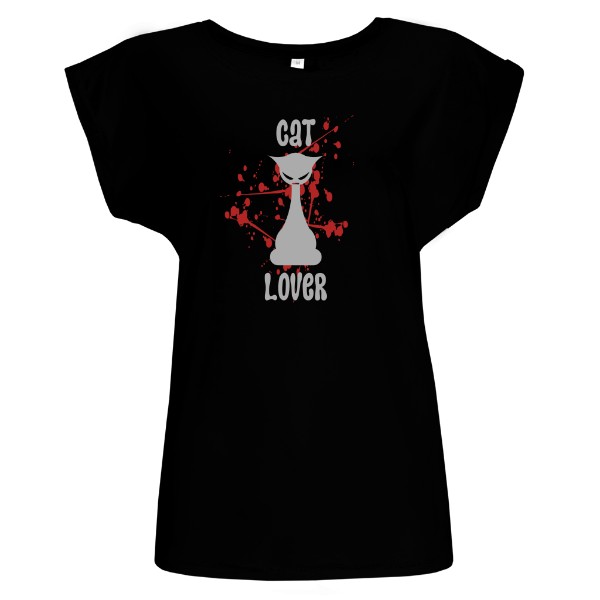 Tričko s potiskem Cat Lover