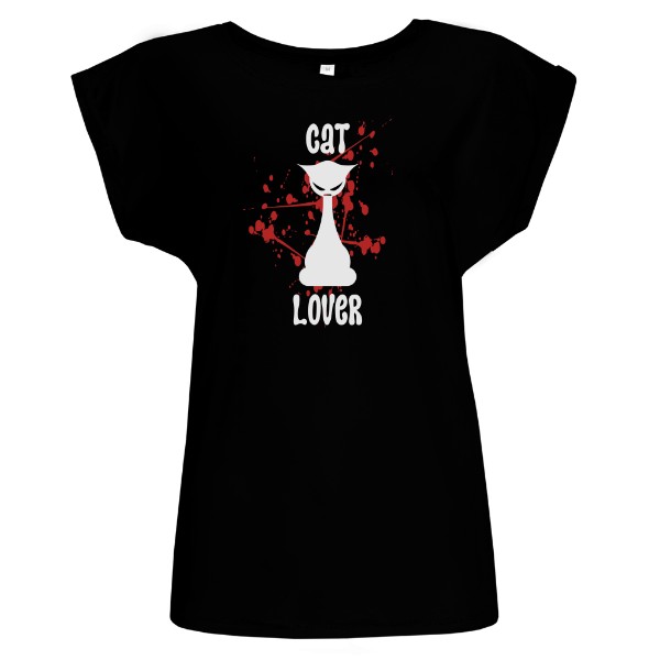 Tričko s potiskem Cat Lover
