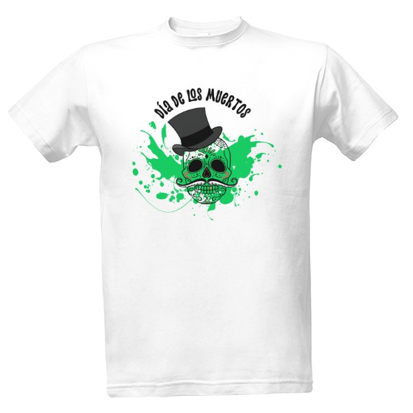 Tričko s potiskem Día de los Muertos - Den mrtvých