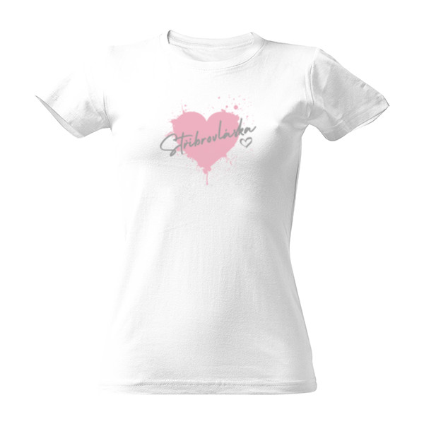 Tričko s potiskem Stříbrovláska ♡