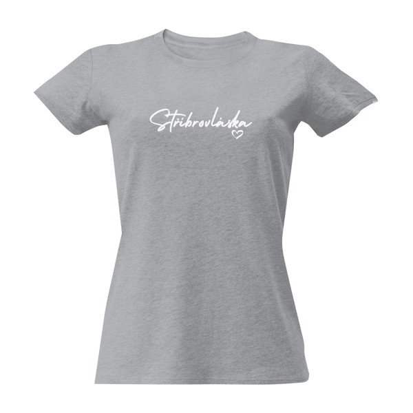 Tričko s potiskem Stříbrovláska ♡